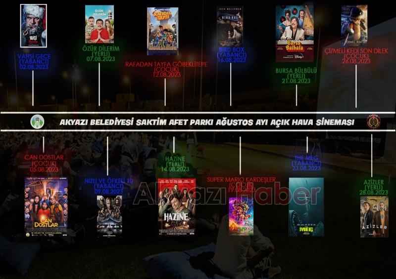 Ücretsiz Saktim açık hava sinemasını kaçırmayın