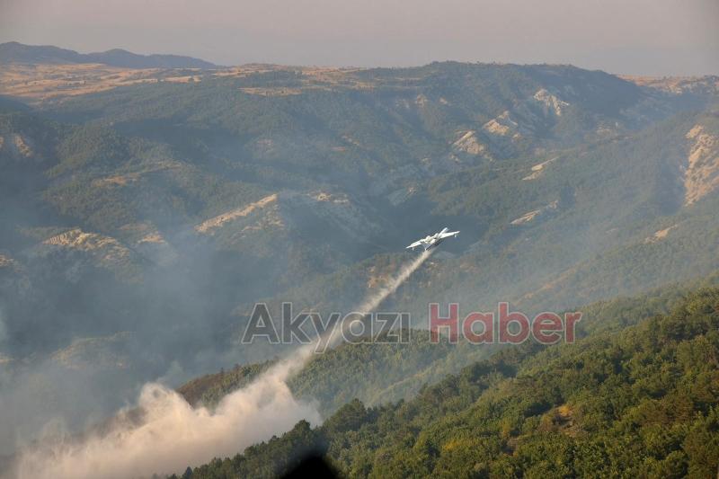 Orman yangını yeniden alevlendi, kontrol altına alınamıyor