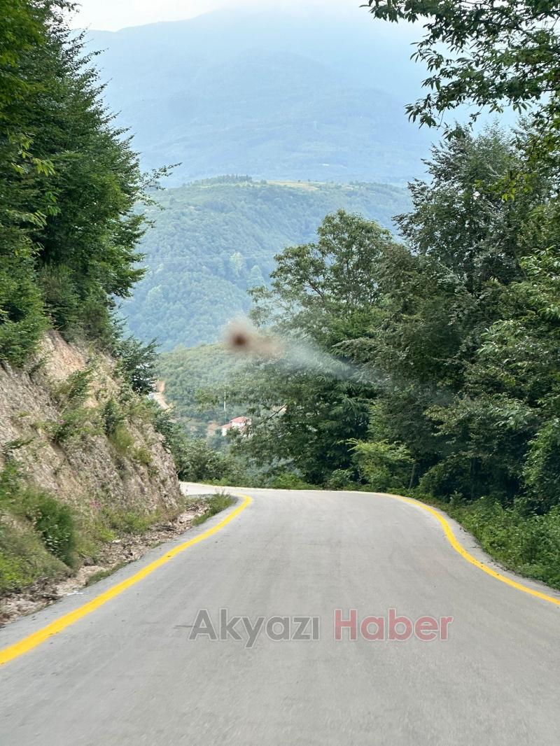 Tonajlı kamyonlar yenilenen yolları tehdit ediyor