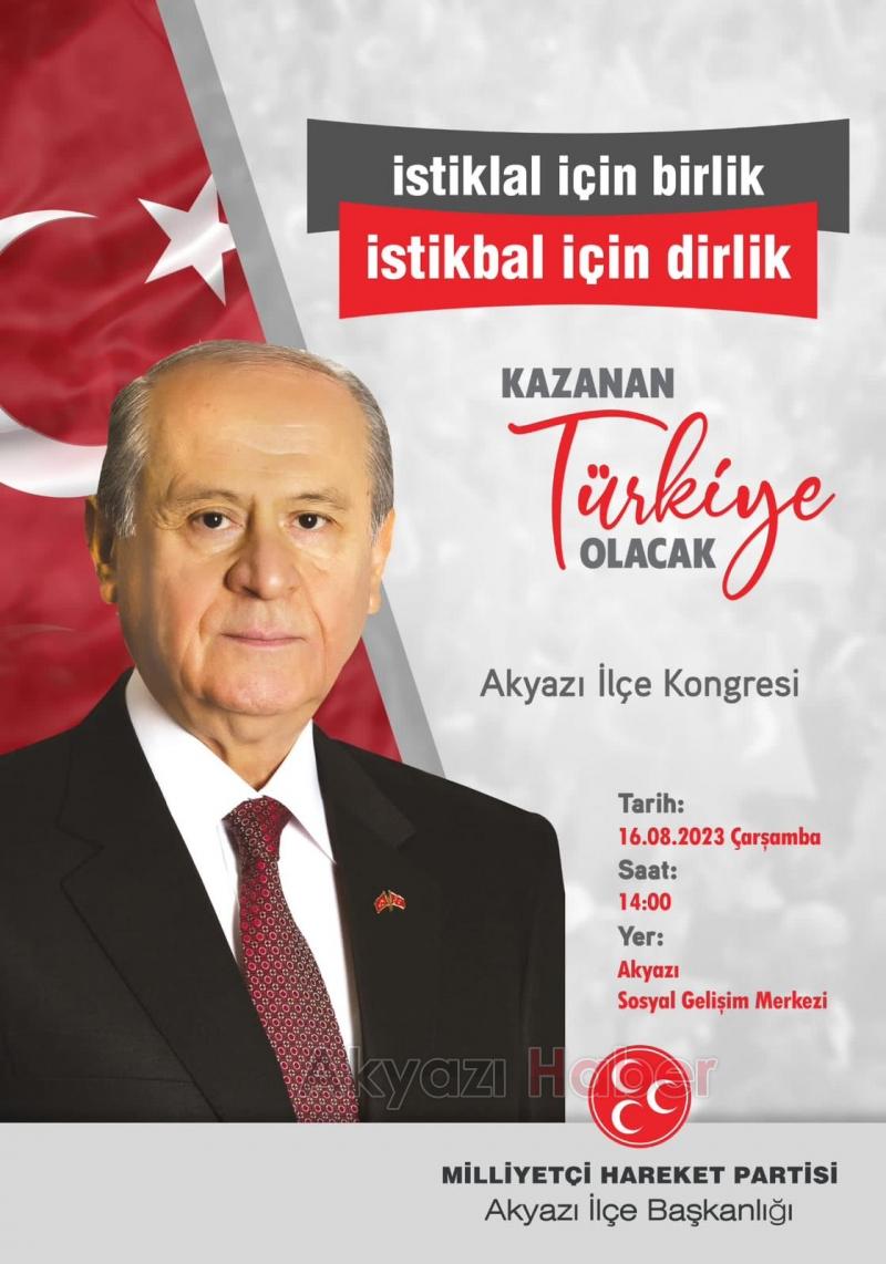 MHP Akyazı kongreye hazırlanıyor 