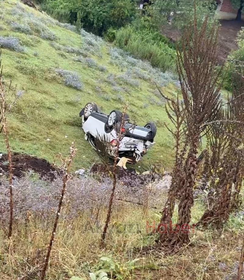 Korucuk yolunda kaza: 3 yaralı