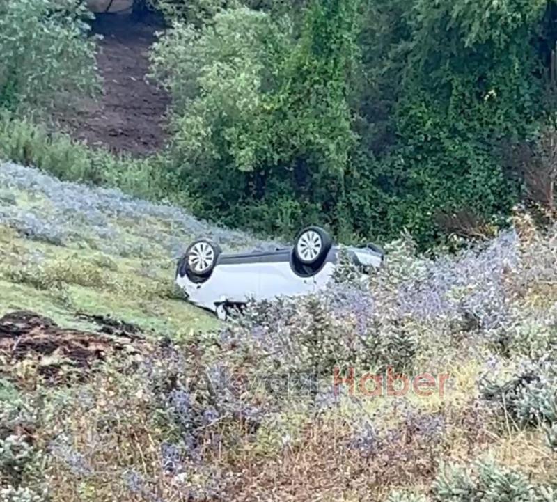 Korucuk yolunda kaza: 3 yaralı