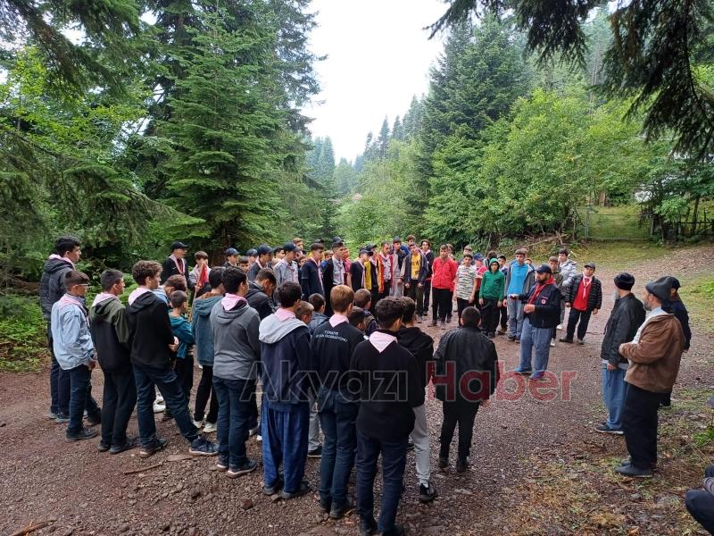 Keremali'de kamp yaptılar