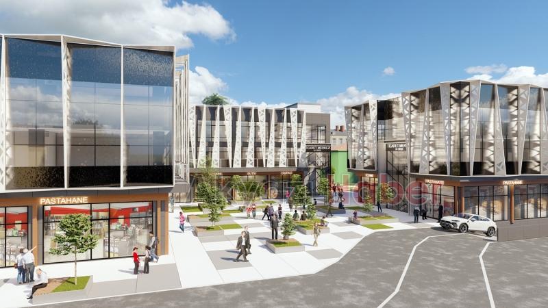 Ticaret Merkezinde iş yeri ve ofisler ihale ile satılacak