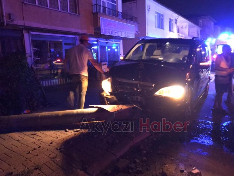 Gece saatlerinde Akyazı'da kaza
