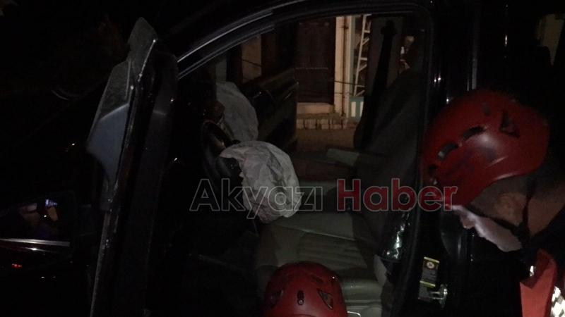 Gece saatlerinde Akyazı'da kaza