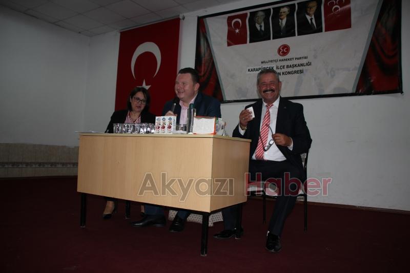 MHP Karapürçek İlçe Başkanlığına Mustafa Hıraç seçildi
