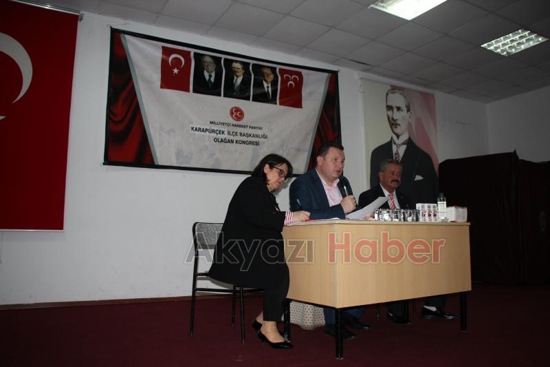 MHP Karapürçek İlçe Başkanlığına Mustafa Hıraç seçildi