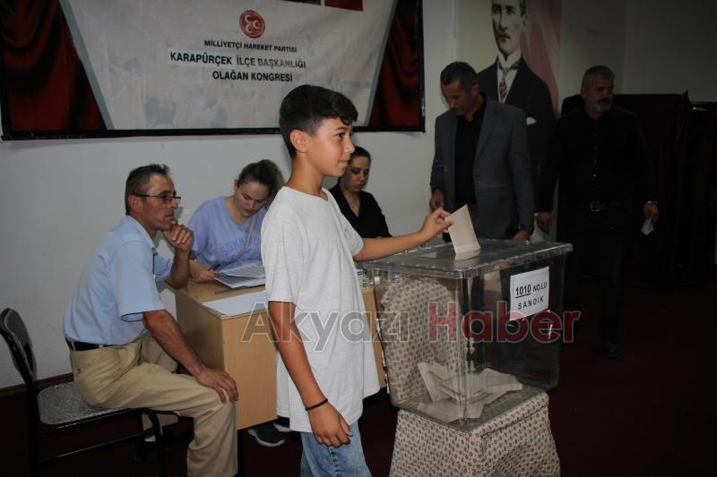 MHP Karapürçek İlçe Başkanlığına Mustafa Hıraç seçildi