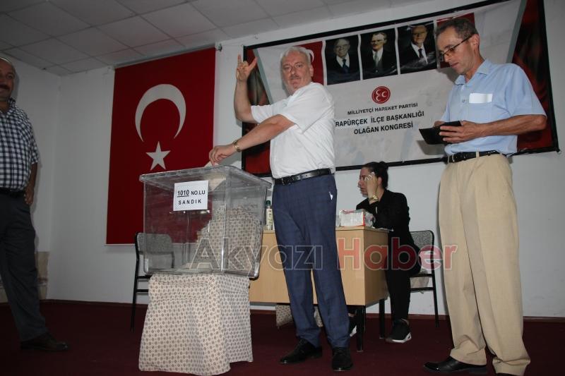 MHP Karapürçek İlçe Başkanlığına Mustafa Hıraç seçildi