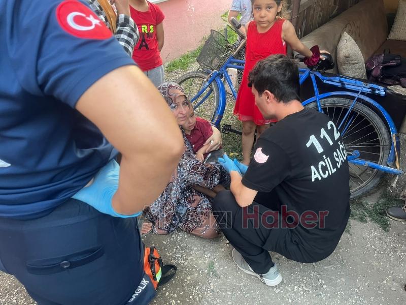 Parmağı sıkışan çocuğun imdadına ekipler yetişti