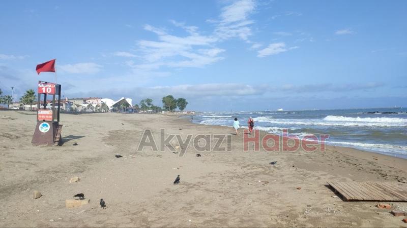 Denize girişler bugünde yasak
