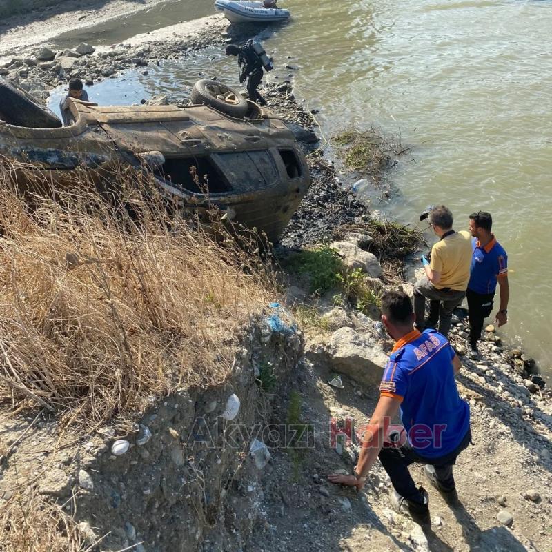 6 aydır kayıptı cesedi aracıyla birlikte nehirden çıktı