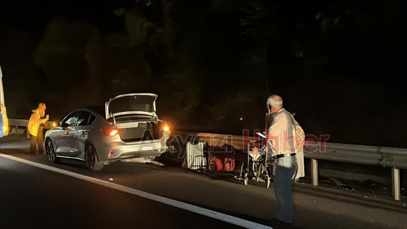 4 aracın karıştığı zincirleme kazada 6 kişi yaralandı