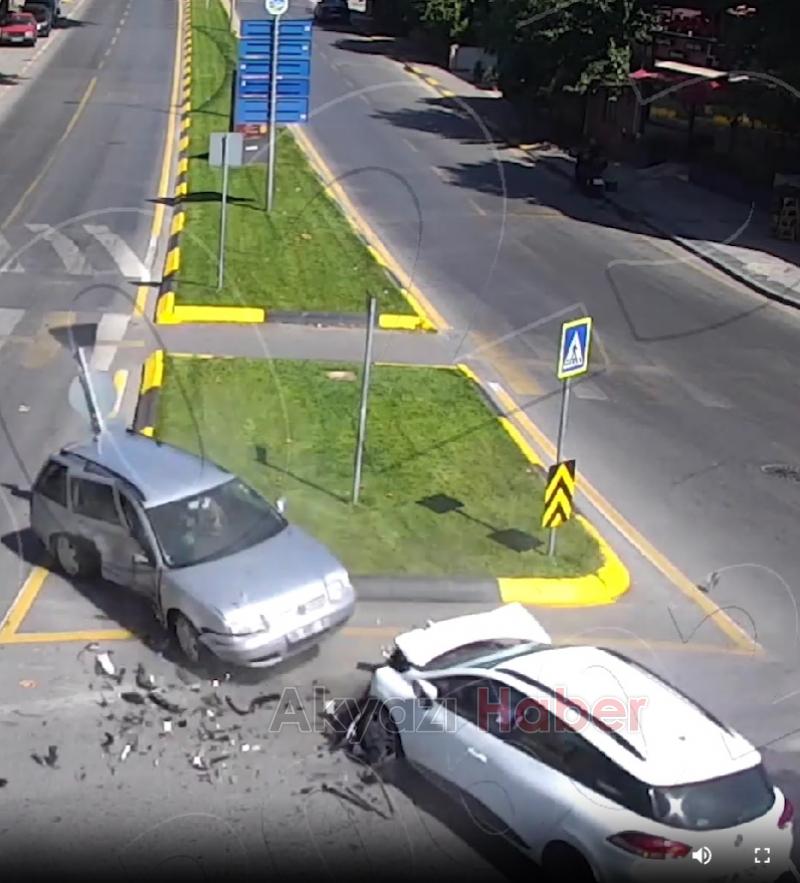 Sakarya'daki kazalar böyle görüntülendi