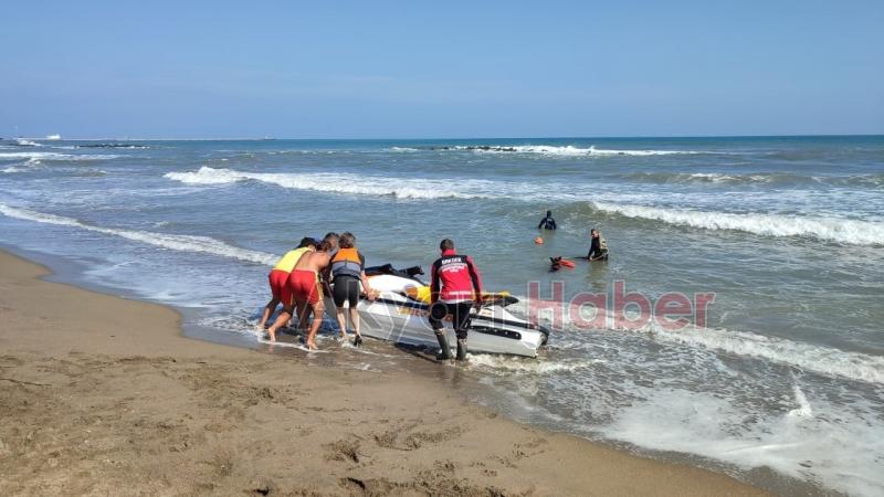 Denizde kaybolan yabancı uyruklu şahsı ekipler didik didik arıyor