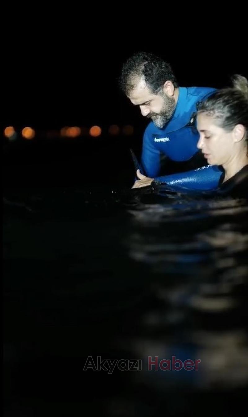 Yaralı yunus için seferber oldular