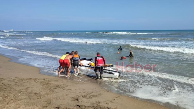Denizde kaybolan yabancı uyruklu şahıs aranıyor