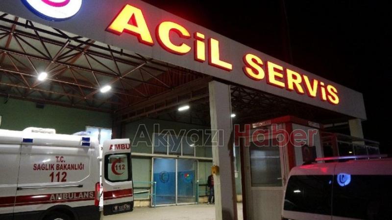 Karasu'da baba oğlunu bıçakladı