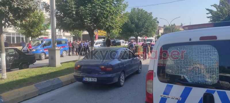 Caddede gerginlik polis müdahale etti