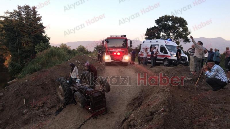 Traktör takla attı: Baba öldü, oğlu yaralı
