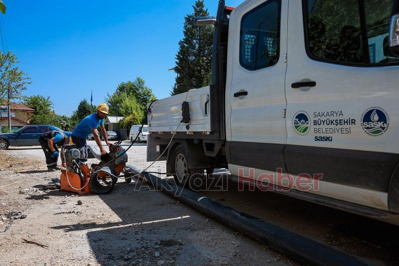Büyükşehir güçlü altyapı çalışmalarını Akyazı ile buluşturdu
