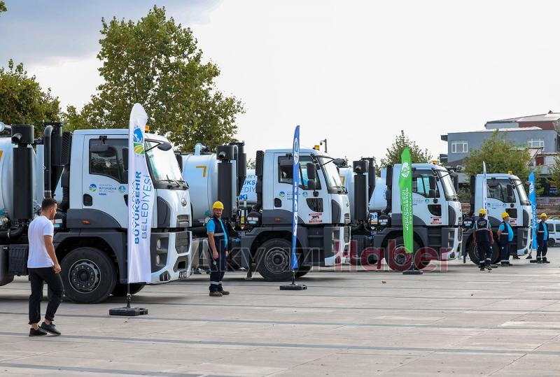 Büyükşehir araç filosunu güçlendirdi