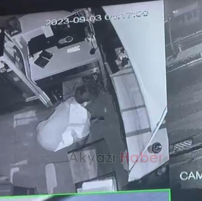Balıkçı Hüseyin'den hırsızlık yapan şüpheli kameraya yakalandı