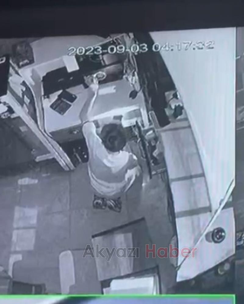 Balıkçı Hüseyin'den hırsızlık yapan şüpheli kameraya yakalandı