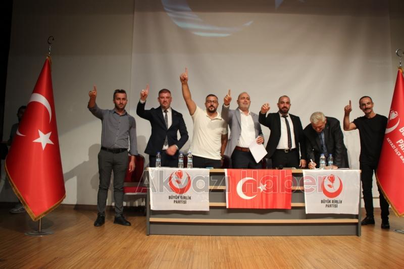 BBP Akyazı İlçe Başkanlığına Naim Yolcu tekrar seçildi