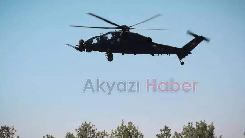 Türkiye'nin ilk kadın taarruz helikopter pilotu Diyarbakır semalarında uçtu