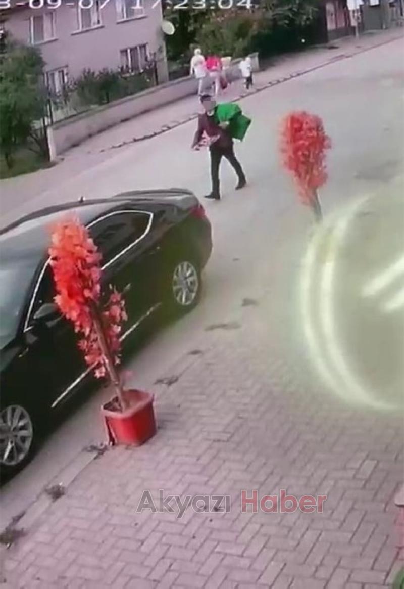 Dilencinin çığır açan oyunculuğu kamerada