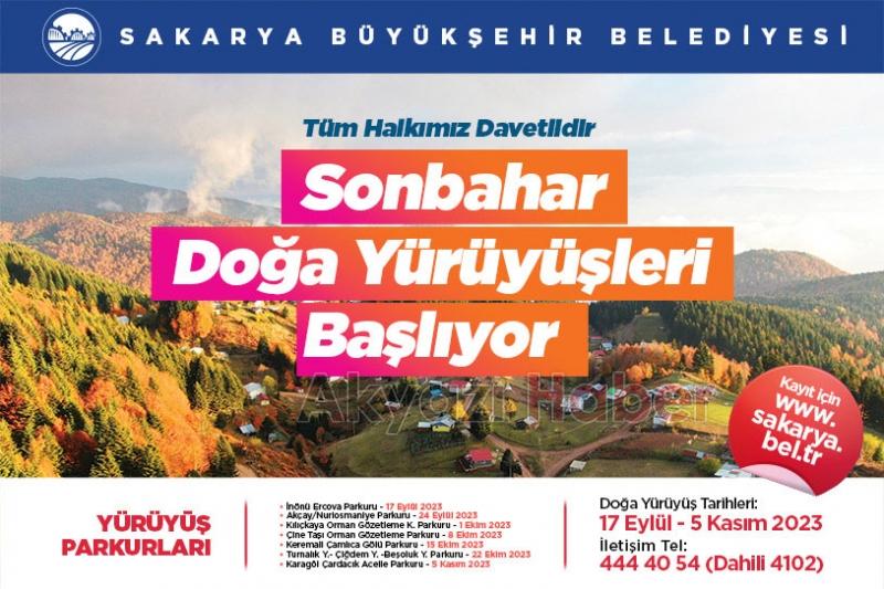 Sonbahar Doğa Yürüyüşleri başlıyor