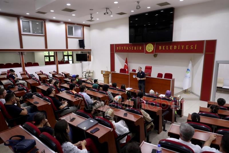 Büyükşehir çalışanlarına yangına müdahale eğitimi