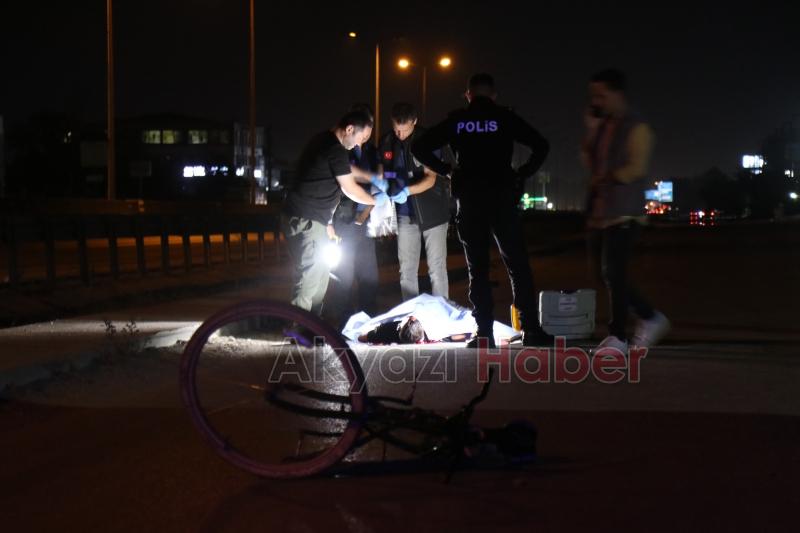 Otomobilin çarptığı bisikletli öldü