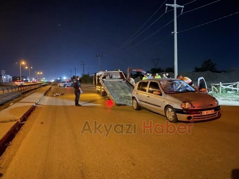 Otomobilin çarptığı bisikletli öldü