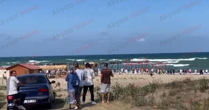 Karasu'da boğulma ihbarı ekipleri alarma geçirdi