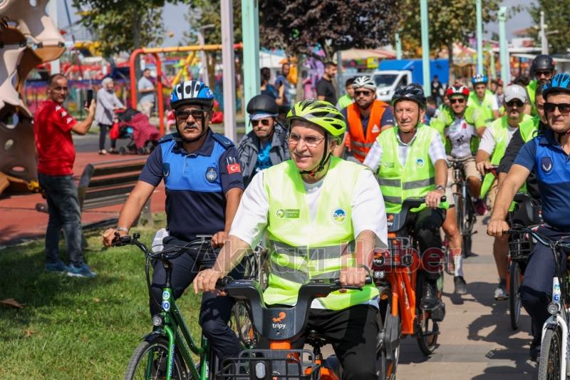 Hareketlilik haftasında bisiklet etkinliği