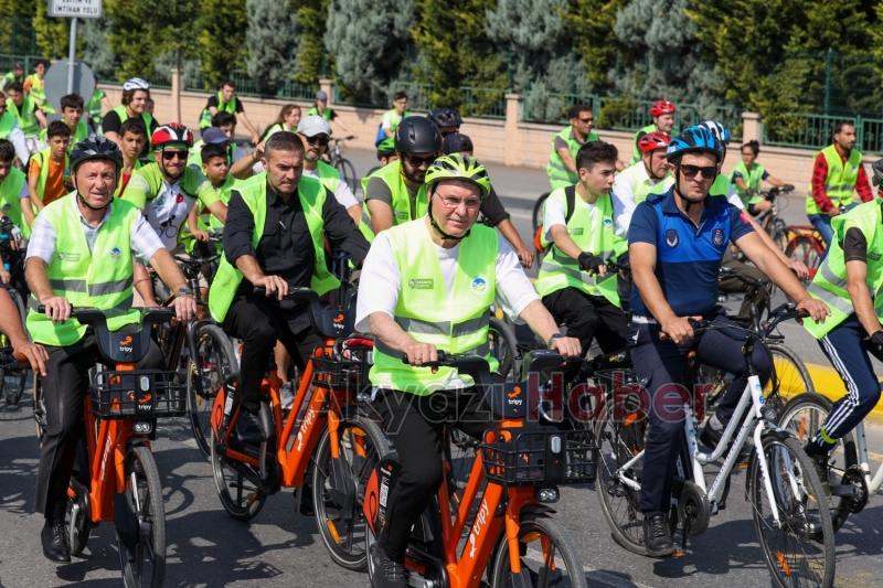 Hareketlilik haftasında bisiklet etkinliği