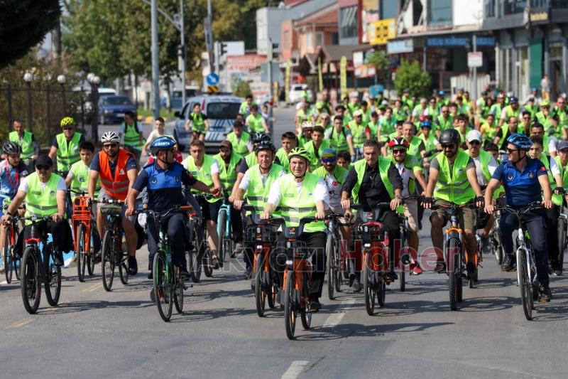Hareketlilik haftasında bisiklet etkinliği