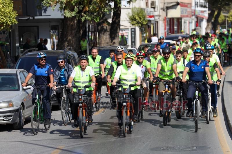 Hareketlilik haftasında bisiklet etkinliği