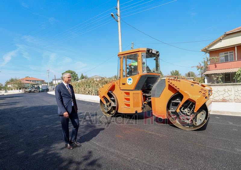 Akyazı  Şehit Ahmet Tarım Caddesi’nde asfalt sevinci