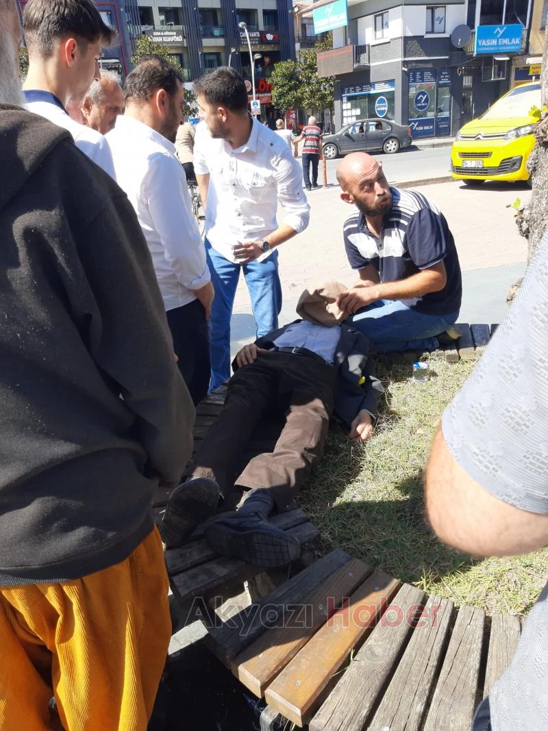 Cuma çıkışı cami avlusunda fenalaşıp yere yığıldı