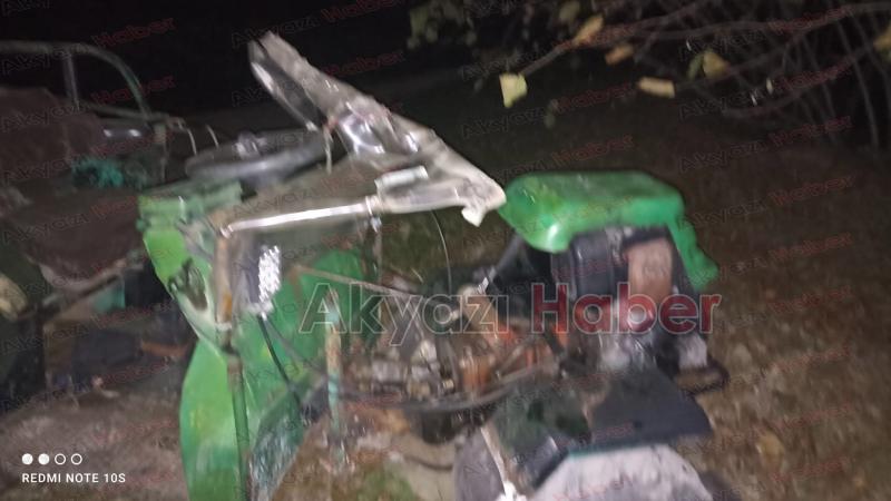 Akyazı'da pat pat kazası: 1 ölü, 3 yaralı