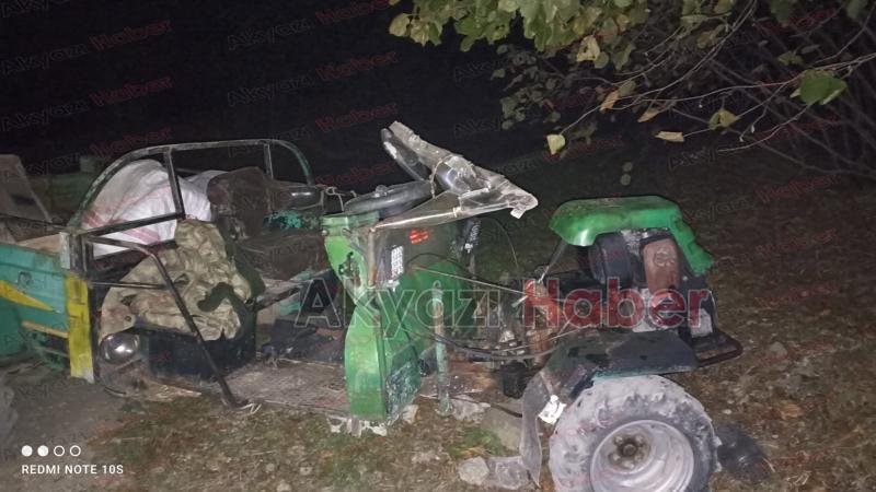 Akyazı'da pat pat kazası: 1 ölü, 3 yaralı