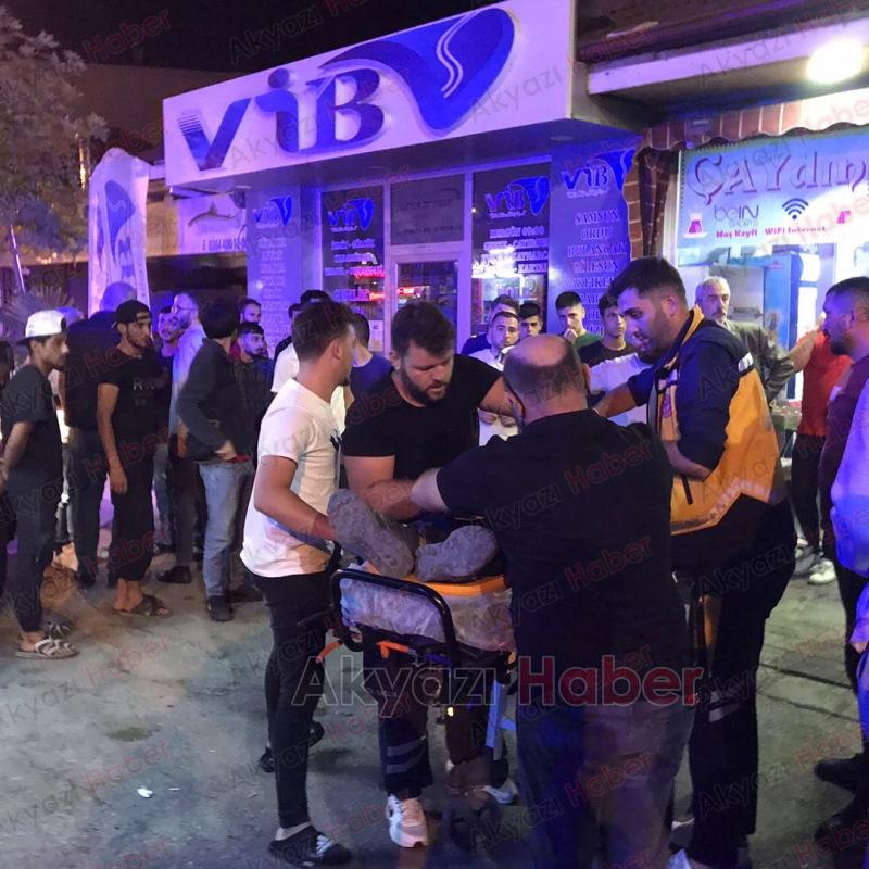 Akyazı'da maç sonrası kavgada 1 kişi ağır yaralandı