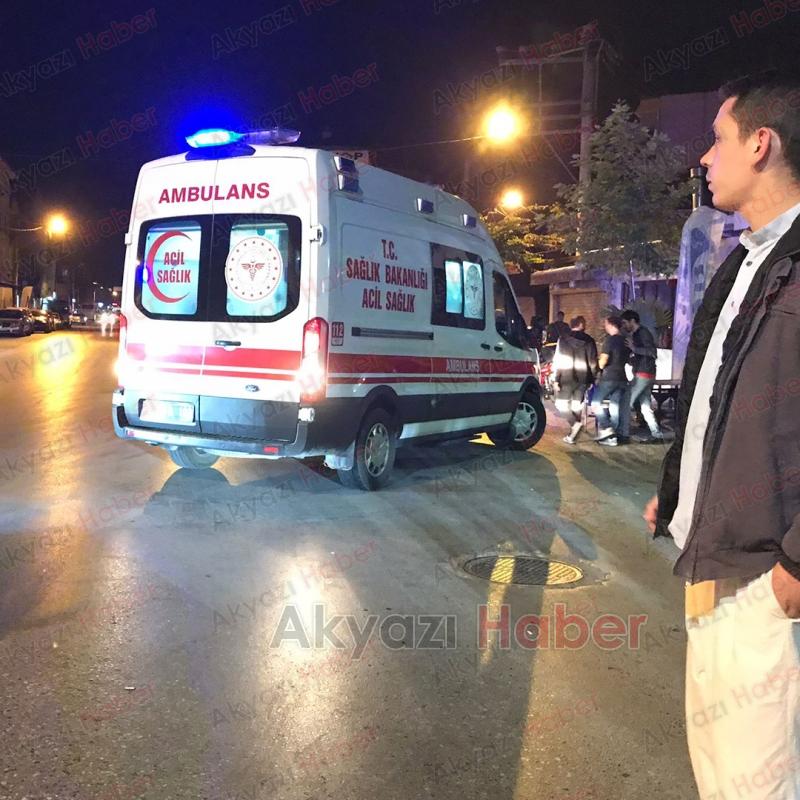 Akyazı'da maç sonrası kavgada 1 kişi ağır yaralandı