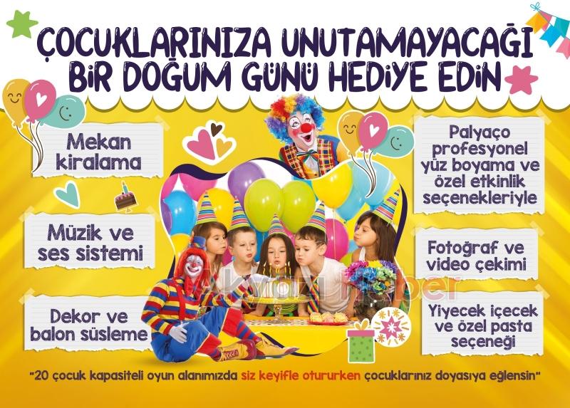 Akyazı'nın en büyük oyun alanında çocuklarınız doyasıya eğlensin