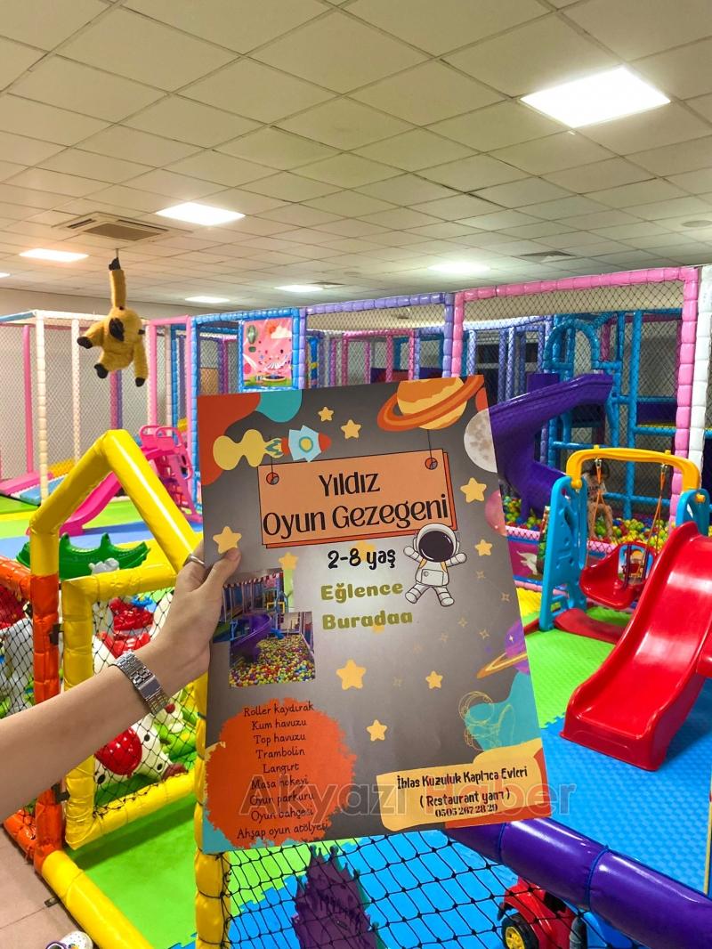 Akyazı'nın en büyük oyun alanında çocuklarınız doyasıya eğlensin