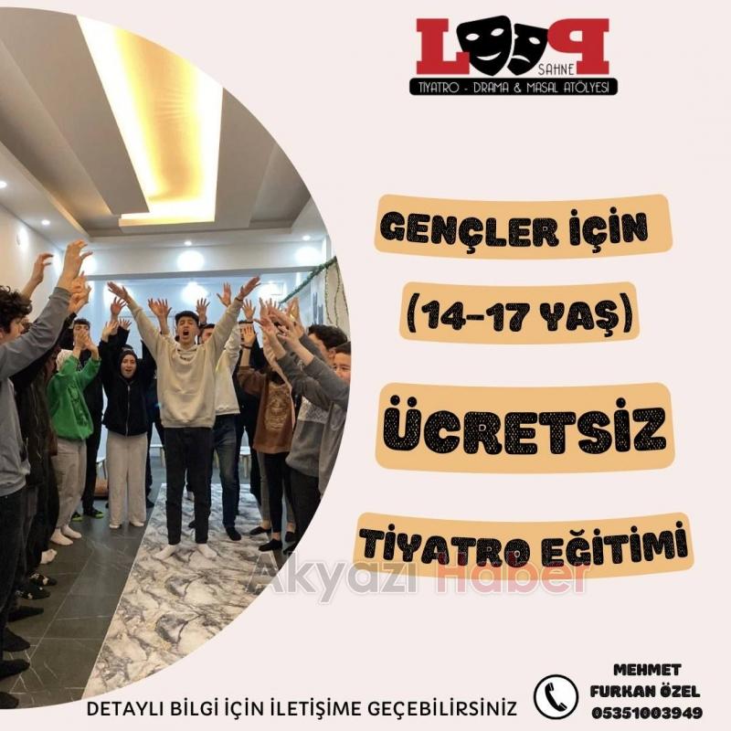 Ücretsiz tiyatro eğitimi 
